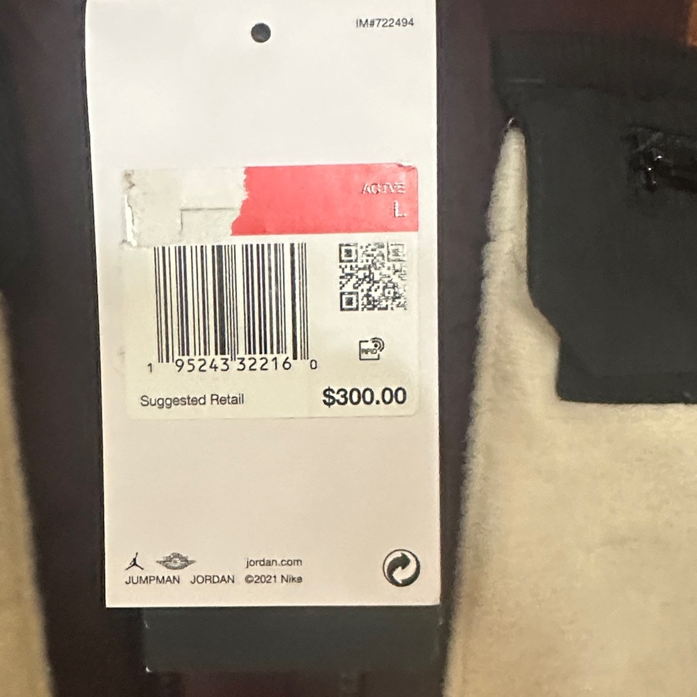 Jordan Men's Brown and Cream Bomber Jacket - Picture 2 of 5